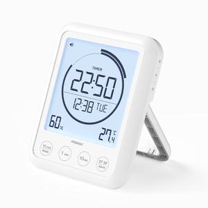 [무아스] 타이머링 비주얼 멀티 시계 타이머 뽀모도로 온습도계