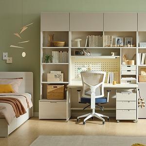 한샘 아이디S 6단 일자책상set 1200_온라인 전용 [매장가구]