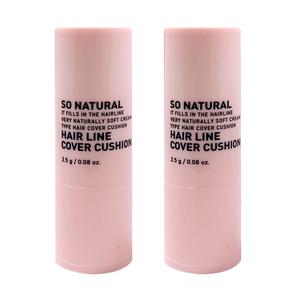 쏘내추럴 헤어라인 커버 쿠션 쉐도우 다크브라운 2.5g 2개
