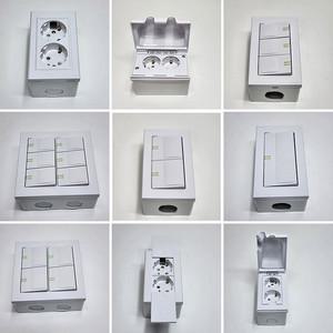 PVC 노출박스+ 매입 스위치 콘센트 셋트 노출형 스위치 콘센트 피스포함