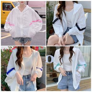 여자 후드집업 바람막이 4color 윈드브레이커 여름 집업 아우터 자켓