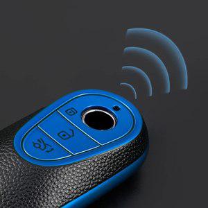 벤츠 C S 클래스 W223 W206 S260L S350L S400L S450L S500L 마이바흐 S480 S580 2020 TPU 차 키 케이스 커