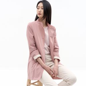 [지센][지센] 밴드넥 롱 코트 LCCAN222_PK