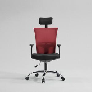 로쏘가구 미네트 사무용 학생 헤드레스트 메쉬의자 스틸형