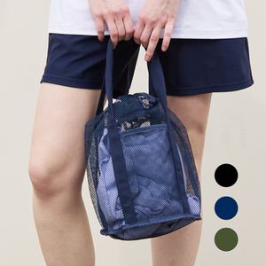 [슈나이더]슈나이더 메쉬 원통형 수영가방 비치백 망사 실내수영가방 SNT-XC01