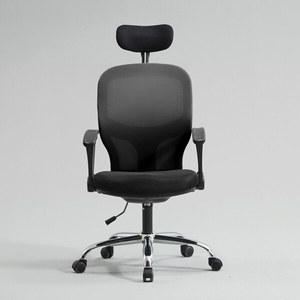 우아미가구 이벨레 사무용 학생 헤드레스트 메쉬의자 스틸형