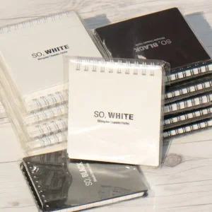 문구반점 데이스토리 92x105mm 미니 PP 스프링 사각수첩 10권