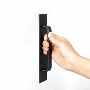 베란다 샤시 창문 접착식 미닫이 손잡이 샷시 붙이는 중 무타공