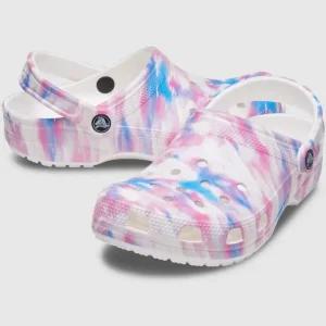 남여공용 클래식 드림 클로그 207567-94S 화이트멀티 / 여자 여성 가벼운 푹신