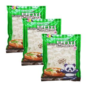 꽃 분모자 500g 3개 마라탕재료 쫄깃한 연근모양