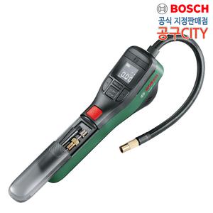 보쉬 이지펌프 EasyPump 3.6V 무선 공기주입기 에어펌프 10.3bar 압력 LED 타이어공기압 배터리내장 BOSCH