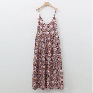 [신세계라이브쇼핑][샵앤] 캉캉 뷔스티에 플레어 끈나시 여성 롱 원피스 DAKS-WDR-2448-핑크