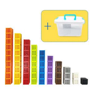 아이스크림몰 연결큐브 100pcs (수막대, 보관 케이스 포함)