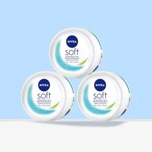 니베아 소프트 리프레싱 모이스춰라이징 크림 200ml x 3개