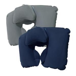 [RG1Q771R]캠핑 여행 공기주입식 사각이중 목베개 목배개