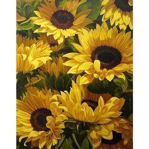 [RGL5R6R5]해바라기의 노래 캔버스 보석십자수 40x50