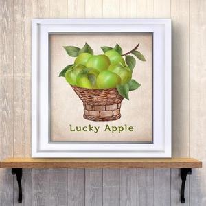 [RG1P263T]사과그림 액자 30W 3APP6 풍수그림 돈들어오는