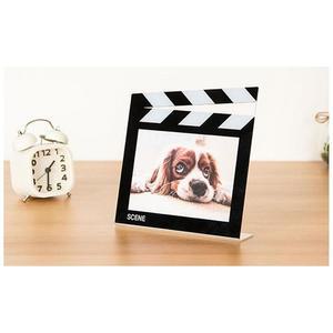 [RG3N0SR4]스탠드형 아크릴액자 클래퍼보드 액자 쇼케이스