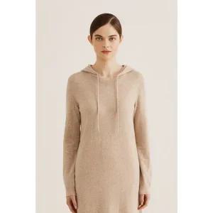 [UNIT] 캐시미어 혼방 후드 원피스 [UFH4-KOP473N]