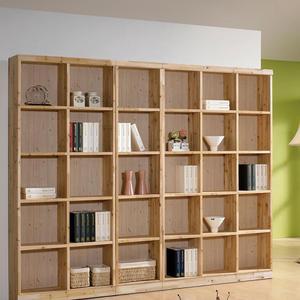 낮은책꽂이 슬림책장 거실서재 삼나무 원목 24T 5단 1200