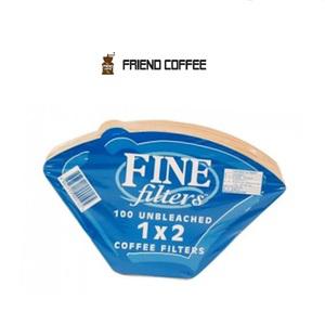 드립필터 커피 핸드드립 펄프 여과지 거름종이 3-4인용 100매