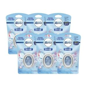 [페브리즈] 페브리즈 화장실용 비치형 상쾌한 비누향 6ml x 6개