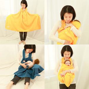 나와니스 베이비꼬 앞치마형 아기 목욕타월 신생아 흡수 타올 샤워 가운 아기용품