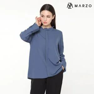 ANC_[마르조]끌로에모던블라우스 인디고블루_KSMFBF01