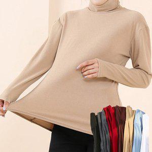 90부터 115까지 사방스판 피치기모 면폴라티 빅사이즈 목폴라 7컬러