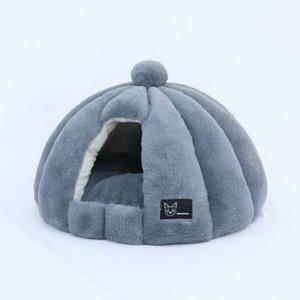 고양이 극세사 이글루 하우스 그레이 1P 침대 숨숨집 (WFB45A0)