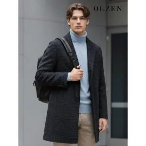 [올젠] 울 혼방 스탠카라 코트 (ZOC4CG1302)