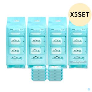 한스웰 시치미쓱 초미니 여행 휴대용 물티슈 8매200개