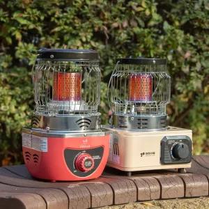 [국내생산] 인더스 키친아트 캠핑 부탄 가스난로 야외용 휴대용 낚시용 미니히터 