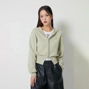 [LAP](신세계 사우스시티)러브장식 후드 집업 니트 가디건 AQ4KGA82