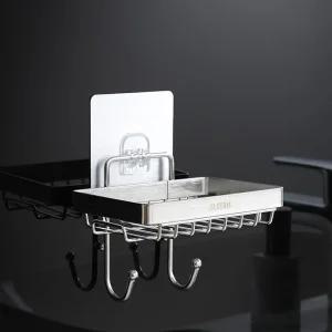 304스텐 비누거치대 사각 고리형/비누/거치대/받침/홀더/욕실정리/트레이/비누갑/비누대