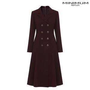 [미니멈](대구신세계)카라 더블 버튼 플레어 원피스 MYDGWO9880