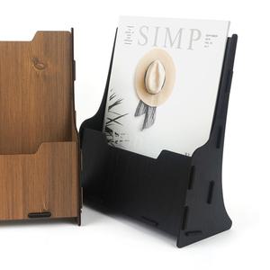 스탠드형 테이블우드팜플렛거치대 나무브로셔꽂이 카달로그 A4