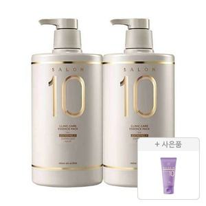 미쟝센 살롱10, 극손상용 에센스팩, 990ml, 2개 + 증정 ( 프로페셔널 시카 프로틴 트리트먼트, 70ml, 1개)