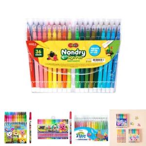 동아 토루 논드라이 36색 사인펜/사인펜/싸인펜/컬러/칼라/미술용/학생용/미술시간/준비물/학생용