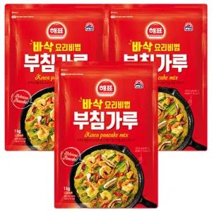 해표 부침가루 1kg 3개