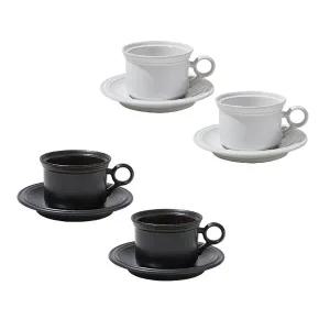 오덴세 누프레임 커피컵 앤 소서 2인 세트