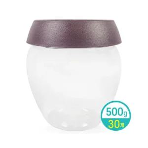 PET 단지 항아리 플라스틱통 김치 고추장 저장병 (500gx30개)