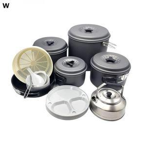 [KGPQX6EE_4A]경질 코펠세트 3인용 9~10인용