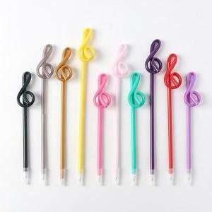 [셀러허브]컬러 높은음자리 볼펜 10p 디자인 팬시볼펜 (S17833563)