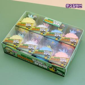 파인애플 말랑이 (BOX) 모찌 마시멜로 주물럭 스퀴시 완구 장난감 스트레스볼 찐득볼 쫀득 말랑