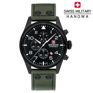 스위스밀리터리 하노와 100M 방수 남성 손목시계 SMWGC0000430