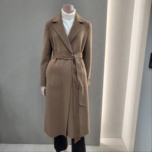 [꼼빠니아]카라넥 벨티드 울 혼방 코트 CAEW0-WCH370_IC