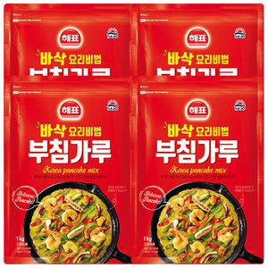 사조 해표 부침가루 1kg x 4개