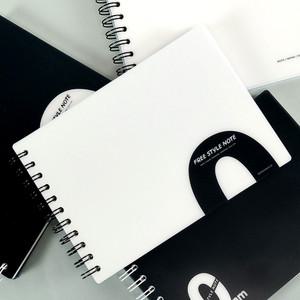 A5 B5 PP 프리스타일 스프링 노트  무지 공백드로잉북