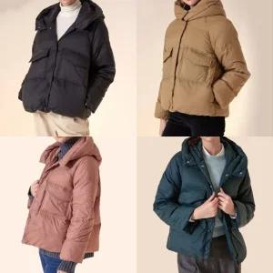 [리베레츠] 여성구 스다운 후드점퍼